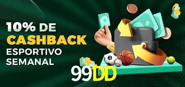 10% de bônus de cashback na 99DD